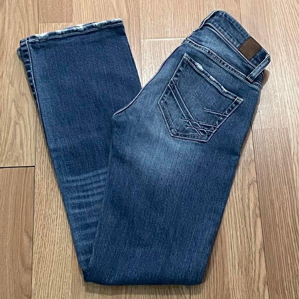 BKE Stella Womens 24R (26x31) Bootcut Low Rise Jeans Blue Denim Western Cowgirl